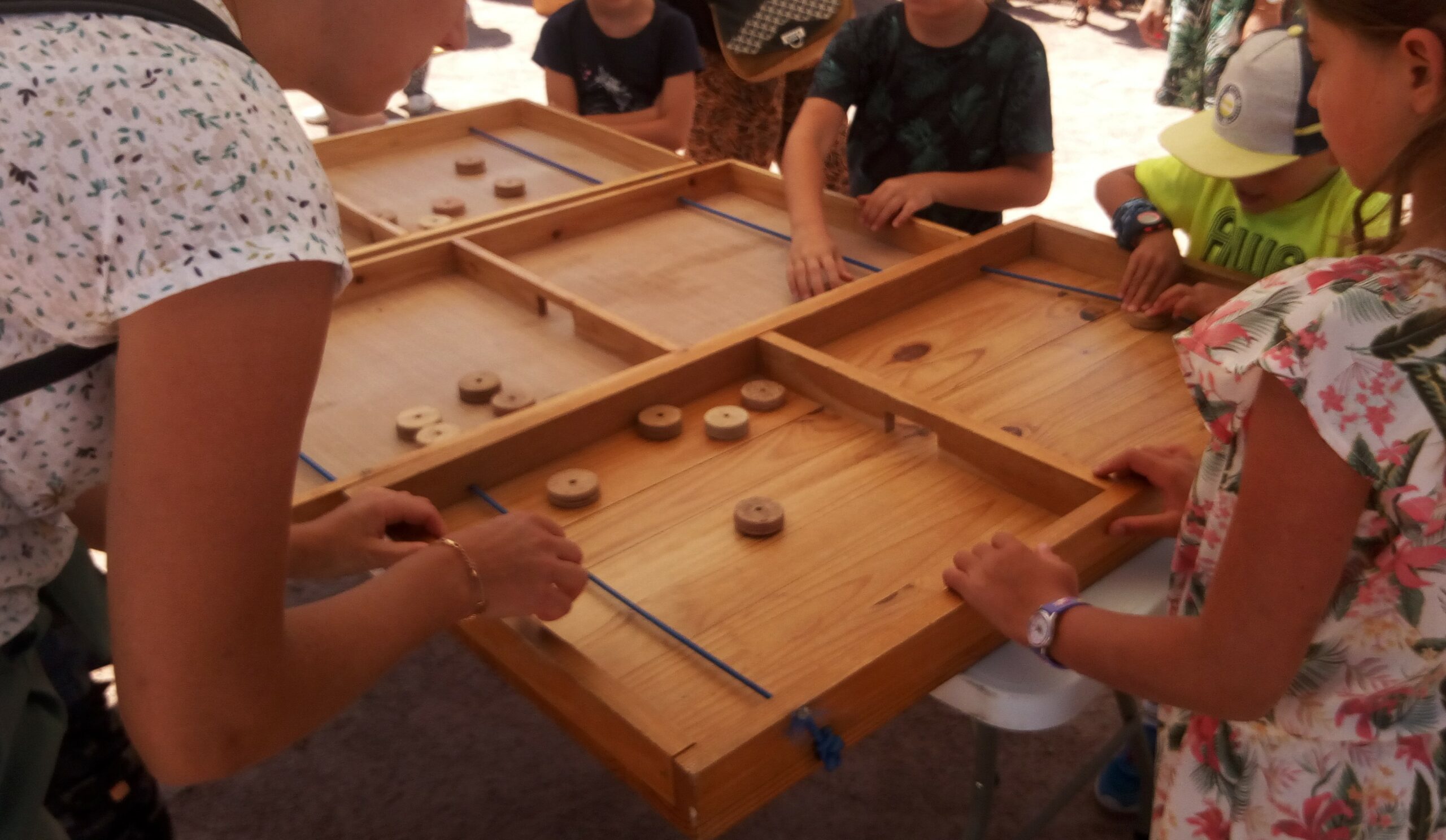 atelier animation grands jeux en bois mercredis du col de crie 2022 ankikikaspattes été enfants
